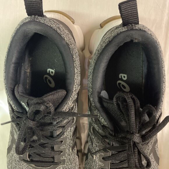 Asics Gel Running Shoes Gray Black Cushioned Athletic Trainer Sneakers Size 8 - Picture 9 of 10